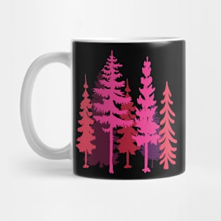 Pink Trees Mug